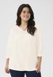 Блуза Kaffe Curve, кремовый - фото