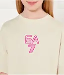 Футболка Oversize fit Ea7, бежевый - фото 4