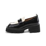 Лоферы женские с низким верхом St&Sat, черный - фото