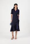 Платье для особых случаев YASTHEA WRAP DRESS YAS, темно-синий - фото 2