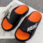 Шлепанцы унисекс Meike, бежевый/оранжевый - фото 8