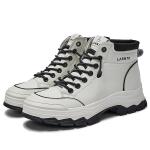 Ботинки Martin Boot женские Laorentou, бежевый/черный - фото 3