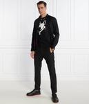 Брюки мужские Hugo прямые на резинке, черный - фото 2