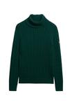 Джемпер Superdry & Co SLOUCHY CABLE ROLL NECK, Darkest Pine Green/Green - фото 5