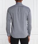Рубашка мужская Boss Orange Риккерта хлопковая, серый - фото 4