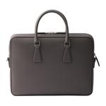 PRADA Кожаный портфель мужской дымчатый - фото 3