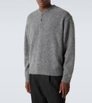 Кашемировый свитер хенли A.Presse, Gray - фото 3