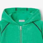 Детская куртка Burberry, цвет Bright jade green - фото 4