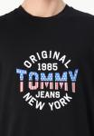 Футболка с принтом USA CIRCLE GRAPH TEE Tommy Jeans, черный - фото 6