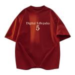 Футболка унисекс PAKA, черно-розовая (7) - фото 9