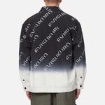 Джинсовая куртка мужская черная Evisu, черный - фото 4