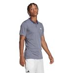 Поло с коротким рукавом adidas T Freelift, синий - фото 4