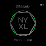 D'Addario NYNW056 NYXL Однострунная электрогитара с никелевой обмоткой, .056 - фото