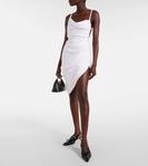 Платье-мини La Robe Saudade с драпировкой Jacquemus, White - фото 2