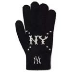 MLB KIDS Вязаные перчатки детские черные, Black - фото 2