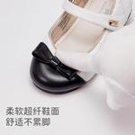 Детские кожаные туфли для дошкольников DAVE&BELLA, бежевый - фото 4