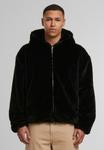 Куртка Urban Classics FULL ZIP HOODIE, Black - фото