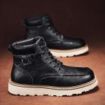 Мужские ботинки Cahhrrn X Martin Boot Men Beige Swinsger - фото 4