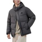 Adidas Пуховик унисекс серый - фото 4