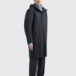 Пальто мужское Arcteryx Veilance Collection с капюшоном, черный - фото 4