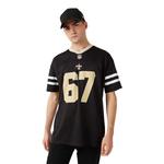Футболка New Era NFL Oversized New Orleans, черный - фото
