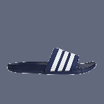 Шлепанцы Adilette Comfort Slides 'Dark Blue White', синий - фото