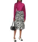 Атласное мини-платье Marni, Lavender - фото 2