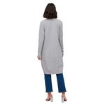 Кардиган Vila Ril Long, серый - фото 2