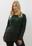 Джемпер Yours Clothing Jumper, Dark Green - фото