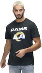 Футболка Recovered Clothing NFL Rams Logo, черный - фото 3
