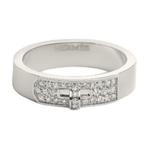 HERMES Белое золото, кольца с бриллиантами Unisex Silver - фото 4