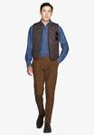 Куртка Dan John Waistcoat, Dark Brown Solid/Dark Brown - фото 5