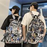 LEXI Нейлоновый рюкзак унисекс черно-белый, White - фото 3