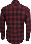 Фланелевая рубашка Urban Classics Checked Flanell Shirt, черный/бордовый - фото 2