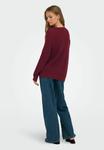 Джемпер JDY JDYNEW MEGAN NOOS, Cabernet/Dark Red - фото 3