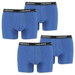 Боксеры HEAD Boxershorts 4 шт, цвет 021 - blue / black - фото