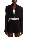 Короткий блейзер WARDROBE.NYC, черный - фото 3