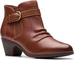 Женские ботинки Clarks Emily2 Opal, Tan Leather - фото 8
