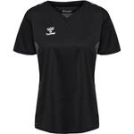 Shirt hmlauthentic pl jersey s/s woman Hummel, черный - фото