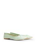 Балетки 8 By Yoox, светло-зеленый - фото 4