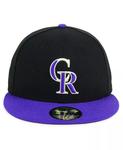 Кепка Colorado Rockies Authentic Collection 59FIFTY New Era - фото 2