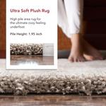 Ковер nuLOOM, 270 x 366 см, Cuellar Chevron Shag, Cream - фото 5