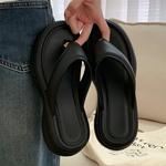 Thin strips Женские сандалии с разделителем для пальцев, black - фото 10