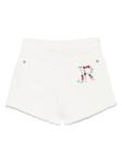 Шорты John Richmond Junior, украшенные стразами, белый - фото 2