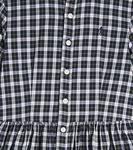 Платье-рубашка из хлопка в клетку Polo Ralph Lauren, синий - фото 2