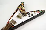 Электрогитара Epiphone Jimi Hendrix "Love Drops" Flying V - Эбеновое дерево - фото 4