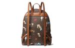 MICHAEL KORS Jet Set Canvas With Leather Backpack Large Women's Brown - фото 3