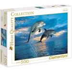 Клементони, пазл, Дельфины, 500 шт. Clementoni - фото