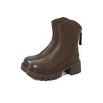 COMELY Ботинки женские Black/Coffee - фото 5