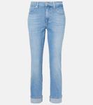 Узкие джинсы средней посадки 7 For All Mankind, Bloom - фото